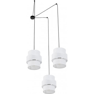 Lampa pająk Calisto White III 150cm biały / czarny Lighting