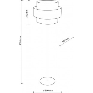 Lampa podłogowa Calisto White | TK Lighting - Elegancki Design
