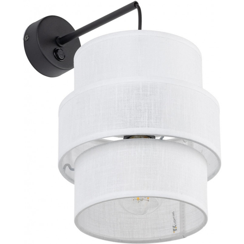 Kinkiet wiszący Calisto White TK Lighting | Elegancki design