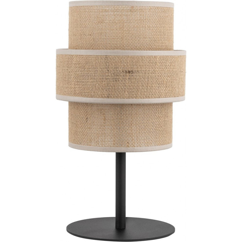 Lampka nocna boho Calisto juta/czarny TK Lighting | Stwórz przytulny klimat