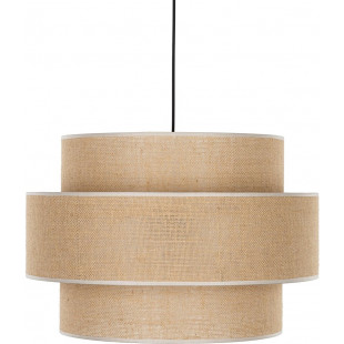 Lampa wisząca boho Calisto III | Juta, czarny | TK Lighting