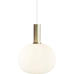 Lampa wisząca szklana Alton 25 Opal/Mosiądz marki Nordlux