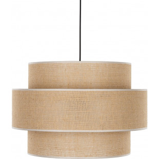 Lampa wisząca boho Calisto | Juta, czarny | TK Lighting
