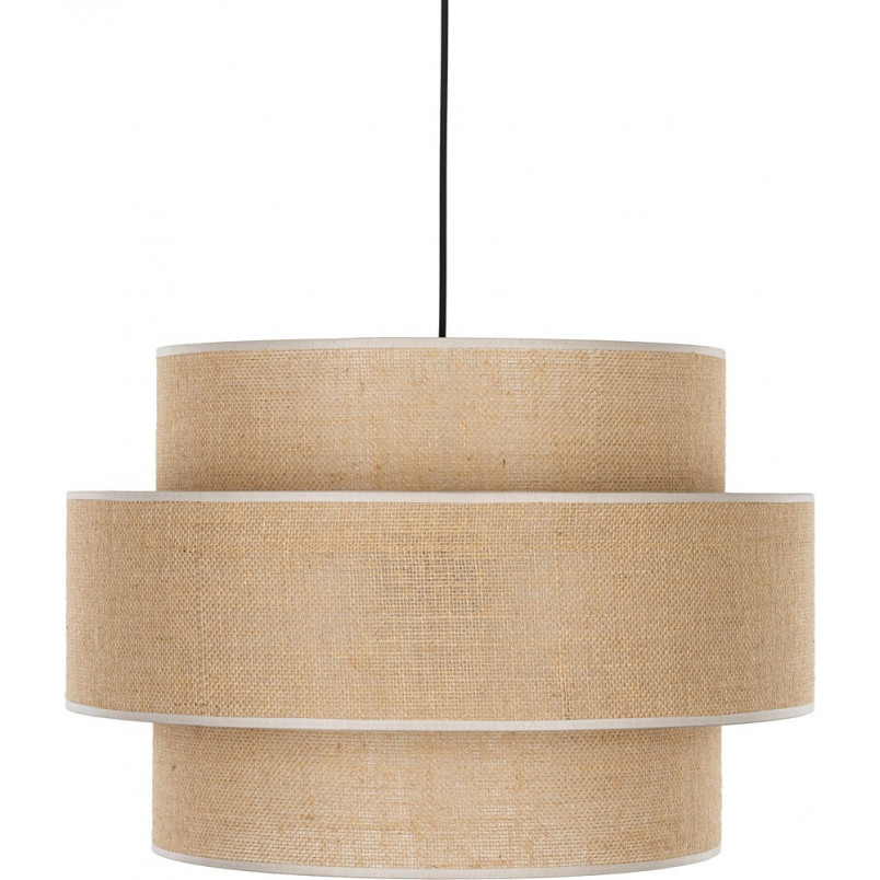 Lampa wisząca boho Calisto | Juta, czarny | TK Lighting