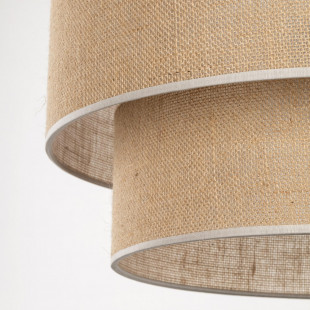Lampa wisząca boho Calisto | Juta, czarny | TK Lighting