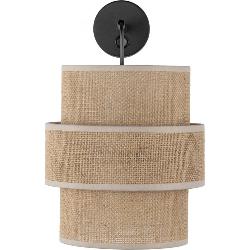 Kinkiet Boho Calisto Juta/Czarny TK Lighting - Stylowe Oświetlenie