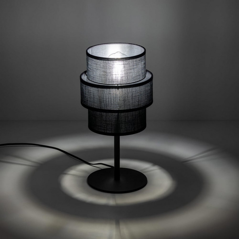 Lampa stołowa Calisto Black | TK Lighting - Elegancki design