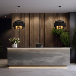 Lampa wisząca Calisto Black III | TK Lighting - Elegancki design