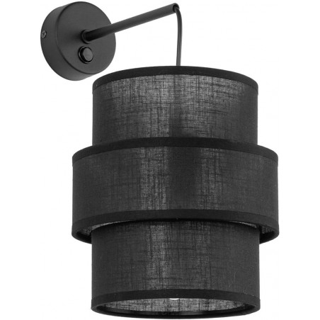 Kinkiet wiszący Calisto Black | TK Lighting - Elegancki design