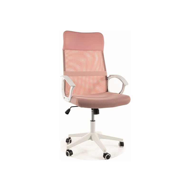 Fotel biurowy Signal Q-026 różowy | Komfort i design