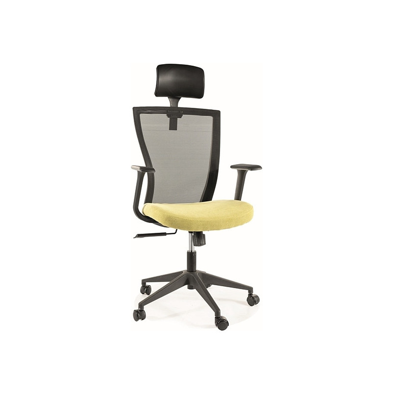Fotel biurowy Signal Q-328H czarno-zielony - Komfort i Ergonomia