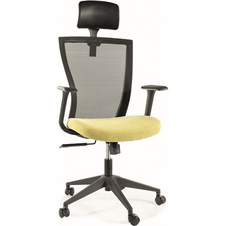 Fotel biurowy Signal Q-328H czarno-zielony - Komfort i Ergonomia
