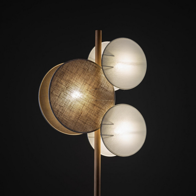 Lampa podłogowa boho Pulse | Juta/Biały | TK Lighting