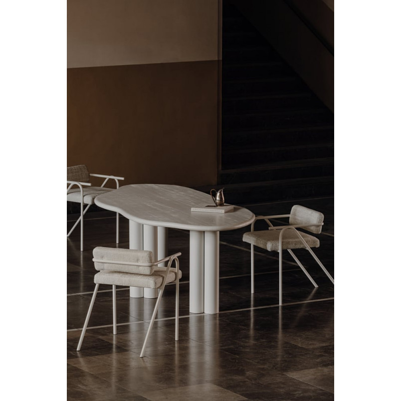 Krzesło designerskie Object102 biało-beżowe | NG Design