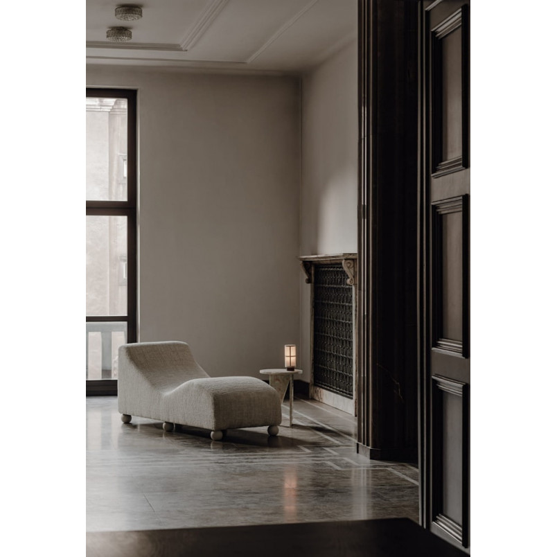 Szezlong designerski Object099 | Biało-beżowy | NG Design