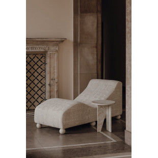 Szezlong designerski Object099 | Biało-beżowy | NG Design