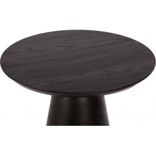 Stolik boczny fornirowany Cone 43cm dąb czarny Nordifra