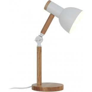 Lampa drewniana Balbo biała - ZumaLine | Oświetlenie