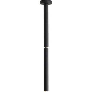 Lampa sufitowa tuba Stick All White S 2,2cm H42cm czarna Aldex
