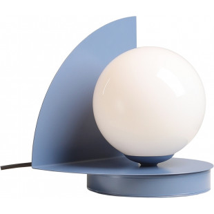 Lampa stołowa Loop szklana - biały/niebieski Aldex | Sklep z lampami