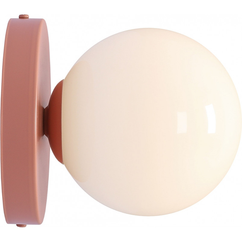 Kinkiet szklany Aldex Ball Colours II - Biały/Koral | Sklep z Lampami