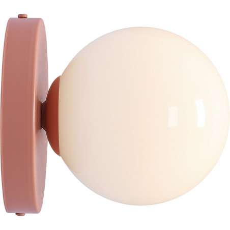 Kinkiet szklany Aldex Ball Colours II - Biały/Koral | Sklep z Lampami