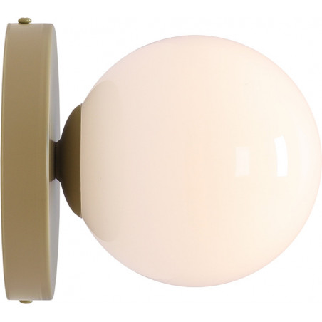 Kinkiet szklany Aldex Ball Colours II - Biały/Pistacjowy | Retro Design