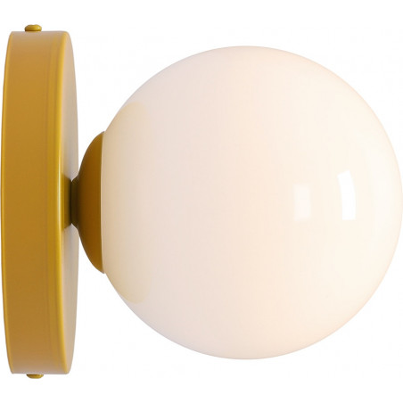 Kinkiet szklany Aldex Ball Colours II - Biały/Musztardowy | Kup teraz!