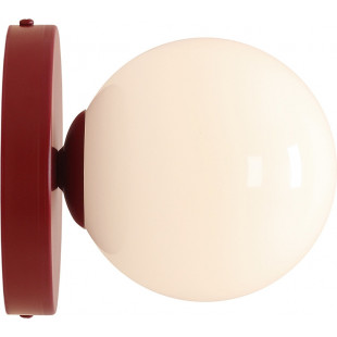 Kinkiet szklany Aldex Ball Colours II - Biały/Czerwony | Retro