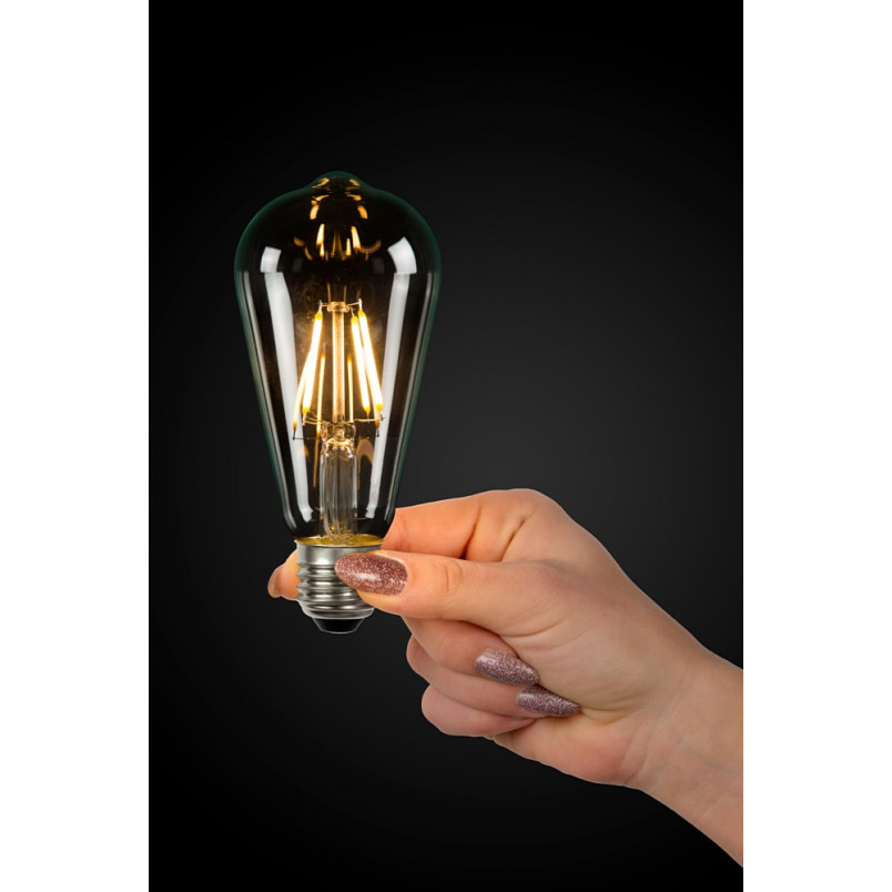 Żarówka LED E27 ST64 ściemniana - Lucide | 7W, 1300lm