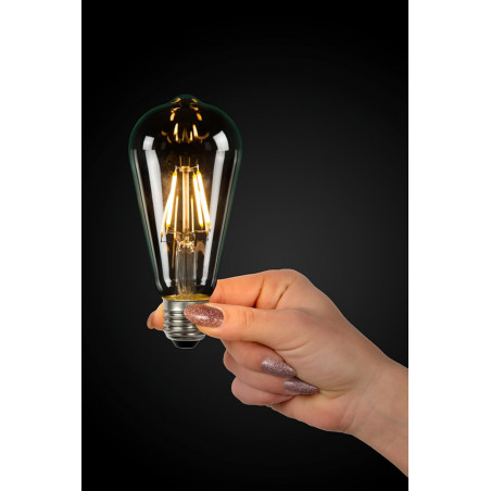 Żarówka LED E27 ST64 ściemniana - Lucide | 7W, 1300lm
