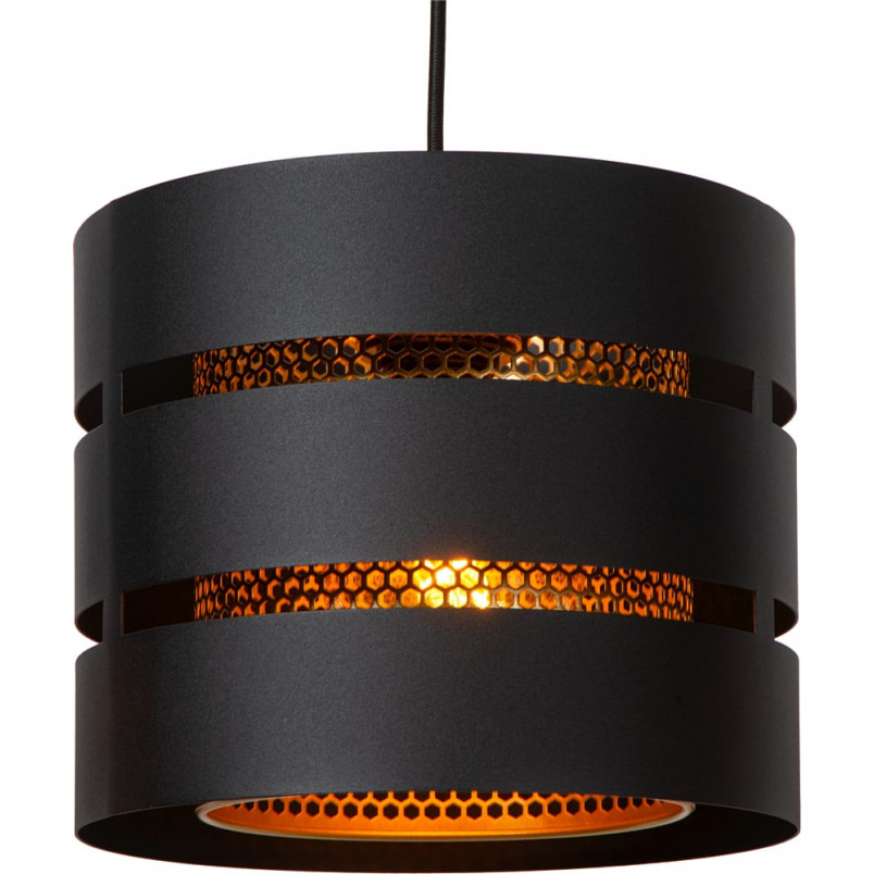 Lampa Wisząca Rosas | 3 punkty, Czarny/Złoto | Lucide