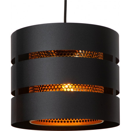 Lampa Wisząca Rosas | 3 punkty, Czarny/Złoto | Lucide