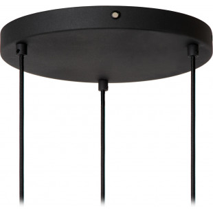 Lampa wisząca filcowa 3 punktowa Rafał szara | Lucide