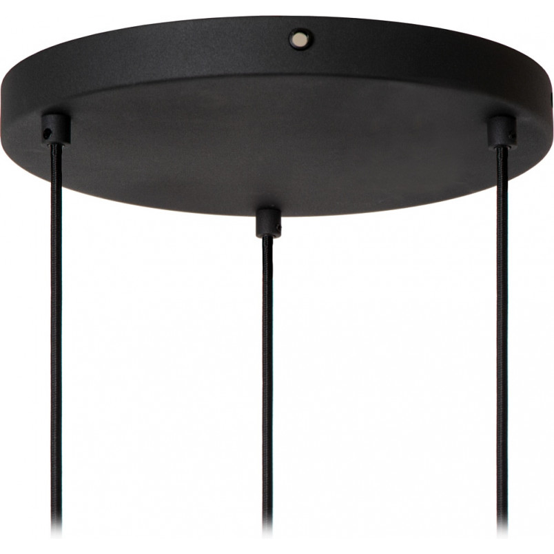 Lampa wisząca filcowa 3 punktowa Rafał szara | Lucide