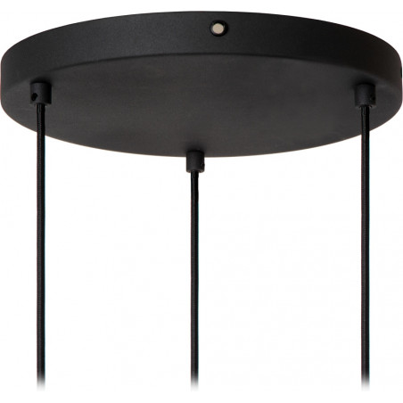 Lampa wisząca filcowa 3 punktowa Rafał szara | Lucide