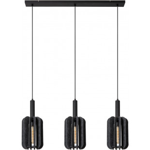 Lampa Wisząca Rafal - 3 punkty, Szara, Filc Lucide | Kup Teraz