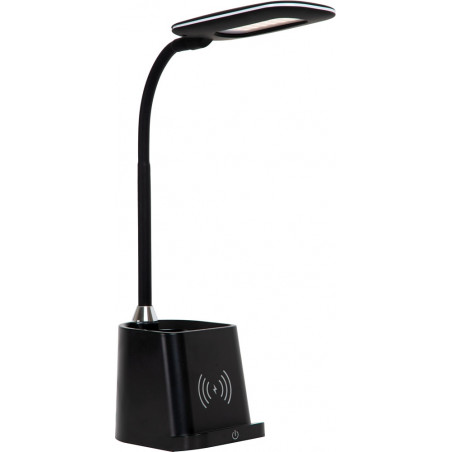 Lampa biurkowa Penny LED czarna | Lucide - Oświetlenie