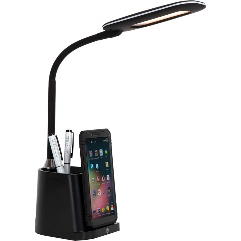 Lampa biurkowa Penny LED czarna | Lucide - Oświetlenie