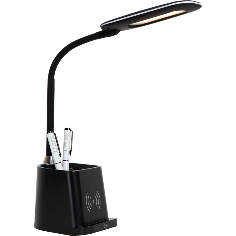 Lampa biurkowa Penny LED czarna | Lucide - Oświetlenie