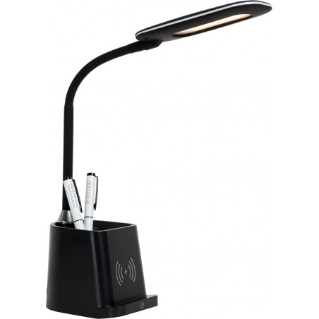Lampa biurkowa Penny LED czarna | Lucide - Oświetlenie