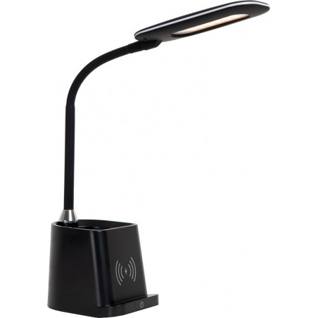 Lampa biurkowa Penny LED czarna | Lucide - Oświetlenie