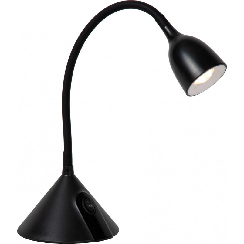 Lampa biurkowa LED Milo czarna | Lucide - Eleganckie oświetlenie