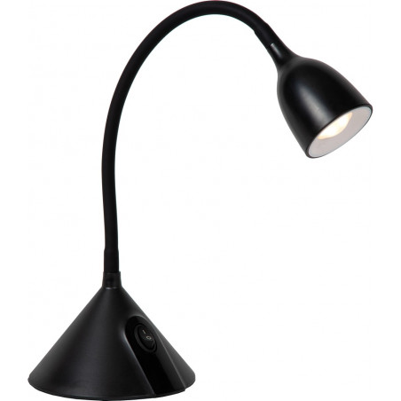 Lampa biurkowa LED Milo czarna | Lucide - Eleganckie oświetlenie