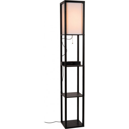Lampa podłogowa Menno | Lucide | Kremowa z ładowarką