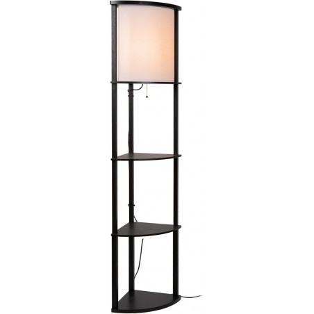 Lampa podłogowa Menno - Biała z półkami | Lucide