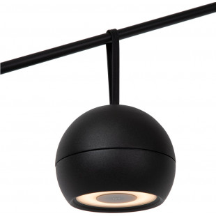 Lampa zewnętrzna LED Lucide Lunex - Nowoczesny kinkiet czarny