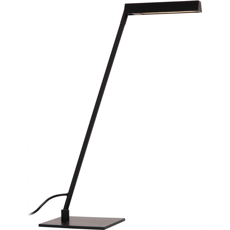 Lampa biurkowa LED Lavale - Czarna, Minimalistyczny Design | Lucide