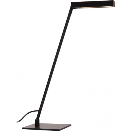 Lampa biurkowa LED Lavale - Czarna, Minimalistyczny Design | Lucide