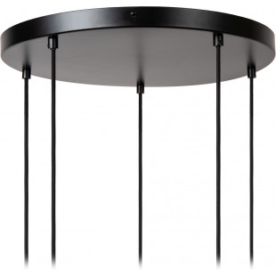 Lampa wisząca Ilona | 5 punktów, szkło, retro | Lucide